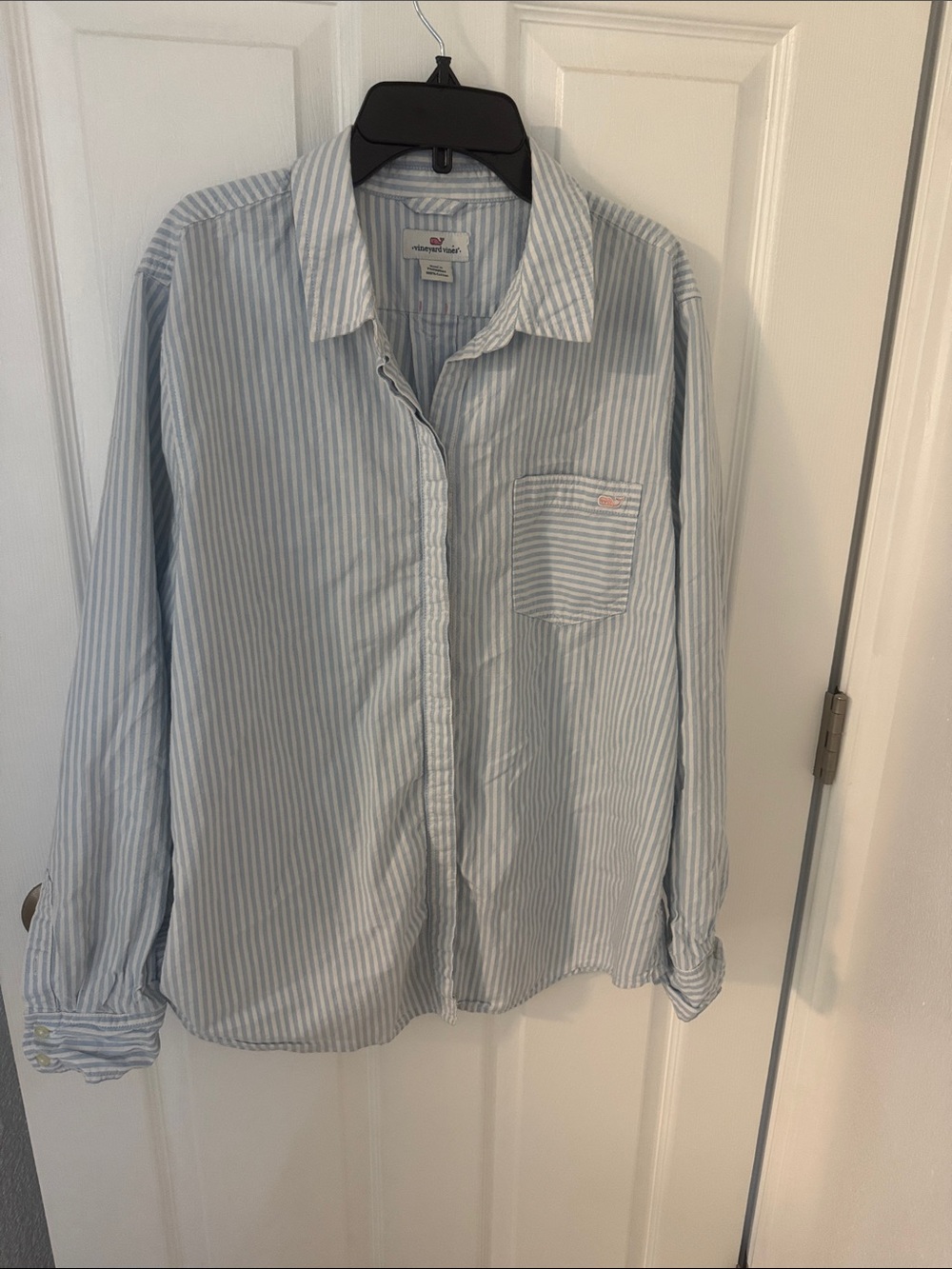 Women’s vineyard vines stripe oxford shirt small
